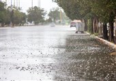 اهواز| بارش باران به هوای خوزستان طراوت ویژه‌ای بخشید