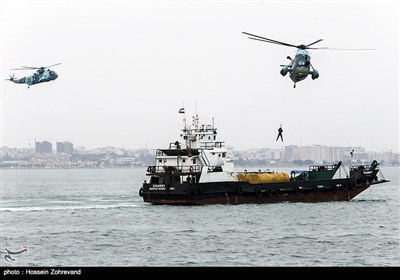 جزیرہ ہرمز میں ایرانی بحریہ کی تربیتی مشقیں