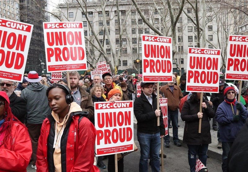 Union Workers Rally Ahead of Supreme Court Hearing on Organized Labor ‘Agency Fees’