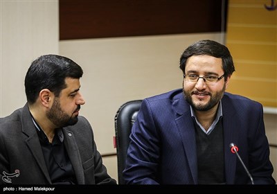 مرتضی بیات سردبیر خبرگزاری فارس و محمدمهدی دانی مدیر باشگاه خبرنگاران پویا