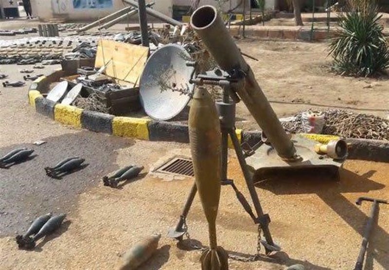 انبار تسلیحات صهیونیستی داعش در دیرالزور کشف شد + تصاویر