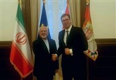 Iran’s Zarif Meets Serbian President, Counterpart in Belgrade