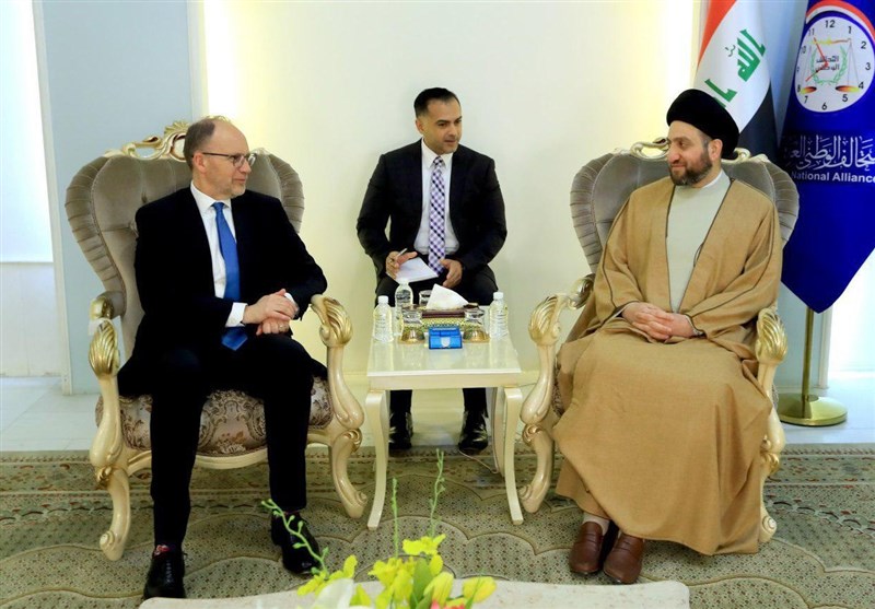 سید عمار حکیم در دیدار سفیر آمریکا: انتخابات، عراق را وارد مرحله ثبات می‌کند