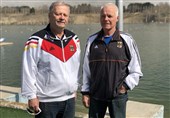 قایقرانی| مربیان آلمانی وارد ایران شدند