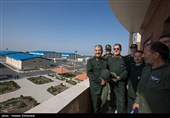 بازید سرلشکر محمدعلی جعفری فرمانده کل سپاه پاسداران و سردار محمد پاکپور فرمانده نیروی زمینی سپاه  از مرکز آموزش هوانوردی و تعمیرات تخصصی بالگرد سپاه