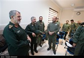 بازید سرلشکر محمدعلی جعفری فرمانده کل سپاه پاسداران از مرکز آموزش هوانوردی و تعمیرات تخصصی بالگرد سپاه
