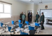 بازید سرلشکر محمدعلی جعفری فرمانده کل سپاه پاسداران از مرکز آموزش هوانوردی و تعمیرات تخصصی بالگرد سپاه