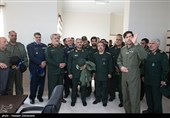 بازید سرلشکر محمدعلی جعفری فرمانده کل سپاه پاسداران از مرکز آموزش هوانوردی و تعمیرات تخصصی بالگرد سپاه