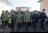 بازید سرلشکر محمدعلی جعفری فرمانده کل سپاه پاسداران از مرکز آموزش هوانوردی و تعمیرات تخصصی بالگرد سپاه