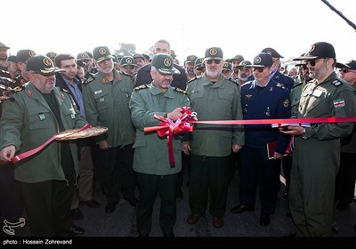 افتتاح مرکز آموزش هوانوردی و تعمیرات تخصصی بالگرد سپاه توسط سرلشکر محمدعلی جعفری فرمانده کل سپاه پاسداران