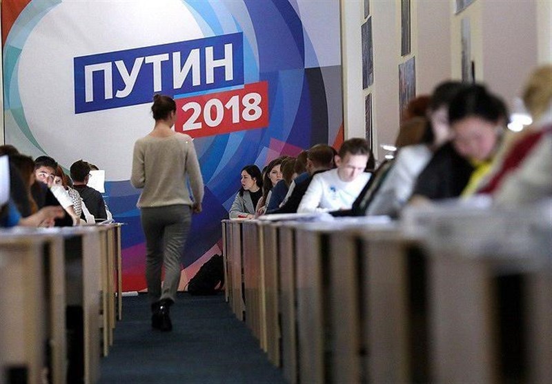 70 درصد مردم روسیه در انتخابات به پوتین رای می‌دهند