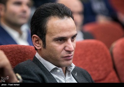 حضور آرش برهانی در مراسم دیدار رئیس فیفا با مدیران و بازیکنان فوتبال ایران 