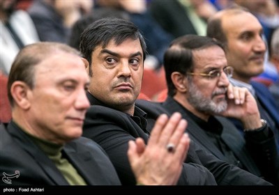 حضور نیما نکیسا دروازه‌بان اسبق تیم ملی ایران در مراسم دیدار رئیس فیفا با مدیران و بازیکنان فوتبال ایران 