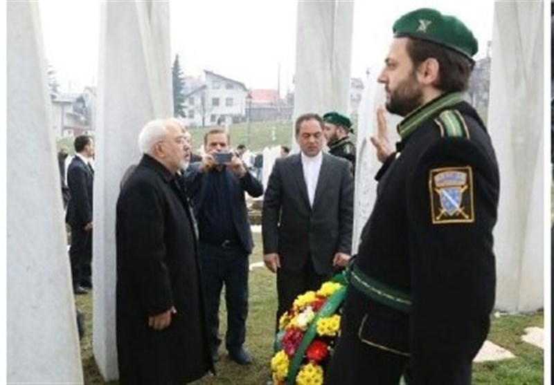 Iran’s FM Pays Tribute to Late Bosnian Leader