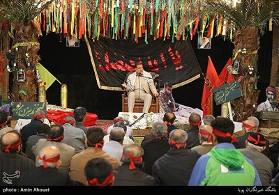 سخنرانی سردار محمد کوثری جانشین فرمانده قرارگاه ثارالله در شانزدهمین یادواره شهدای بسیج مسجد محمدی