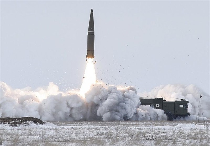 آزمایش سامانه موشکی اسکندر در روسیه+‌فیلم