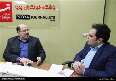بازدید خالد قدومی نماینده جنبش مقاومت اسلامی حماس از باشگاه خبرنگاران پویا