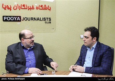 بازدید خالد قدومی نماینده جنبش مقاومت اسلامی حماس از باشگاه خبرنگاران پویا