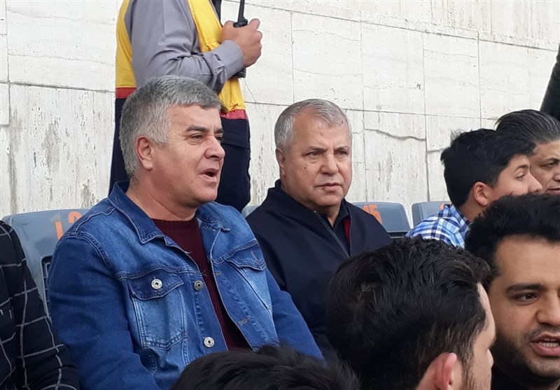 حاشیه دیدار سایپا - نفت مسجدسلیمان| حضور علی پروین در ورزشگاه پاس قوامین و خوش‌وبش دایی و مرزبان + تصاویر