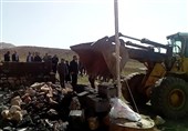 لرستان|با پیگیری‌های تسنیم اراضی تصرف‌شده در کوهدشت خلع‌ید شد