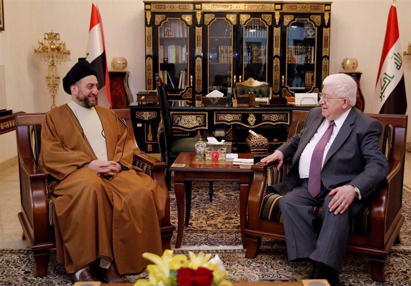دیدار سید عمار حکیم با رئیس جمهور و وزیر خارجه عراق و گفت‌وگو درباره انتخابات پیش رو