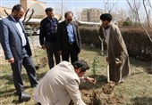 همدان| مراسم روز درختکاری در دانشگاه آزاد همدان برگزار شد