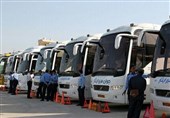 کرمانشاه| 210 دستگاه اتوبوس آماده جابه‌جایی مسافران نوروزی هستند