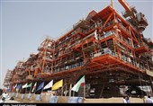 بوشهر| تعمیرات سکوهای میدان گازی پارس جنوبی پایان یافت