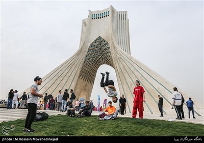 Bounce Street Contest Held in Iranian Capital