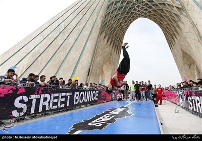 تہران میں اسٹریٹ جیمناسٹکس کے مقابلے