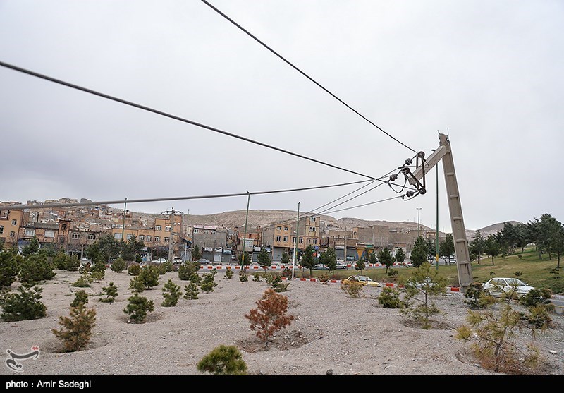 مازندران|‌ وزش باد شدید در استان مازندران