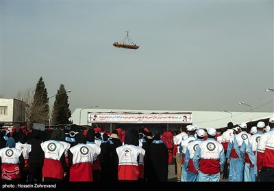 Iranian Red Crescent Holds Drill ahead of New Iranian Year