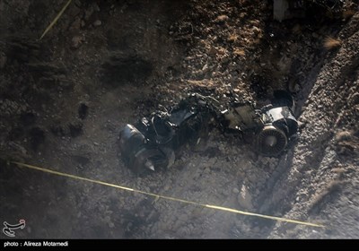ترک طیارہ حادثہ؛ ایرانی امدادی ٹیموں کی جنازوں کو نکالنے کیلئے بروقت کارروائی