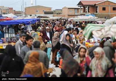 بالصور.. سوق بندر ترکمان شمال شرق ایران