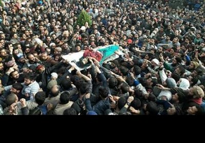 مقبوضہ کشمیر | شہداء کے جنازوں میں ہزاروں فرزندان اسلام کی شرکت
