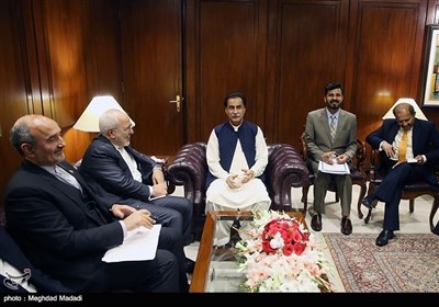 محمد جواد ظریف کی اسپیکر پارلیمنٹ ایاز صادق سے ملاقات
