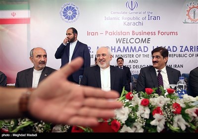 نشست اقتصادی ایران و پاکستان با حضور محمدجواد ظریف وزیر امور خارجه - کراچی