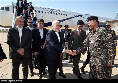 ورود محمدجواد ظریف وزیر امور خارجه به کراچی پاکستان