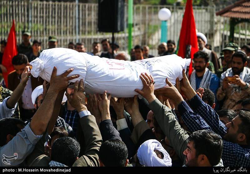 خوزستان| 2 شهید گمنام در پادگان شهید کلهر اندیمشک تدفین و خاکسپاری شدند