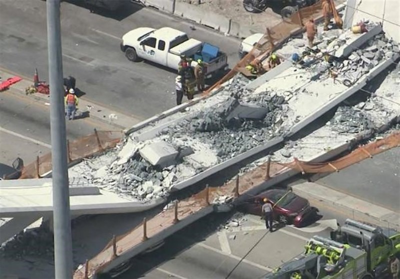 Miami Pedestrian Bridge Collapses, Killing at Least Four, Officials Say