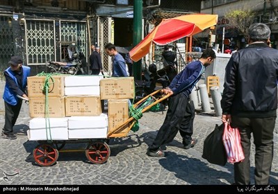 نوروز کی آمد پر ایران کے بازاروں میں گہما گہمی