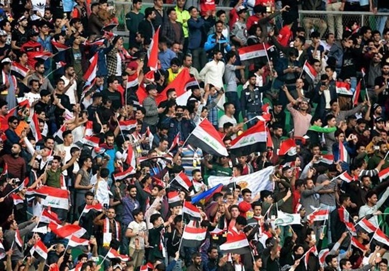 حضور هواداران عراقی مقابل ورزشگاه آزادی + عکس