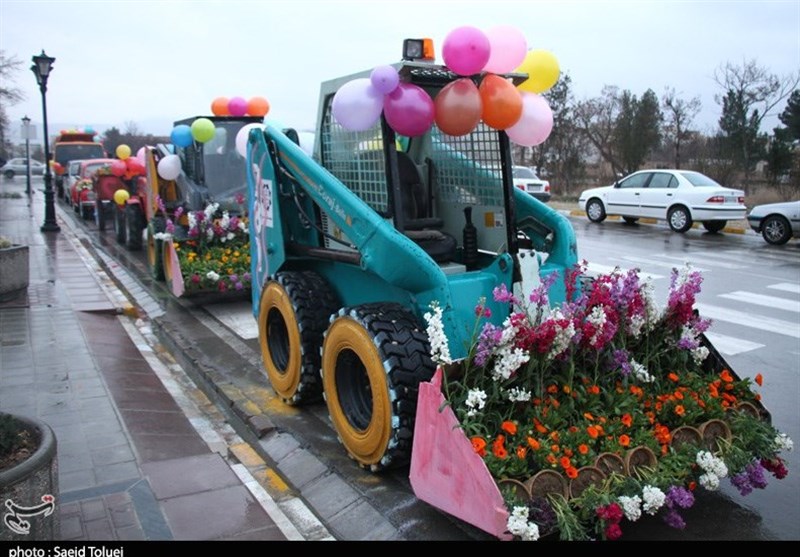خراسان شمالی| کاروانی از گل‌های رنگارنگ بهاری در بجنورد به روایت تصویر