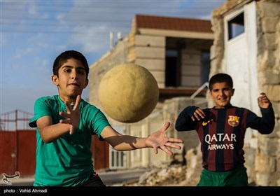 کودکان در مناطق زلزله زده - کرمانشاه