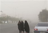 کرمان| طوفان شن در شهر ریگان به روایت تصویر