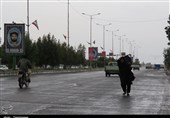 کرمان| بارش باران در شهرستان ریگان به‌روایت تصویر