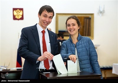 روس؛ صدارتی انتخابات کی تصویری جھلکیاں