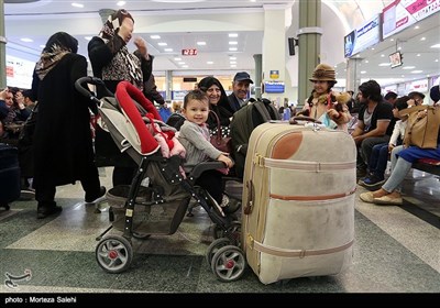 مسافران نوروزی در فرودگاه اصفهان