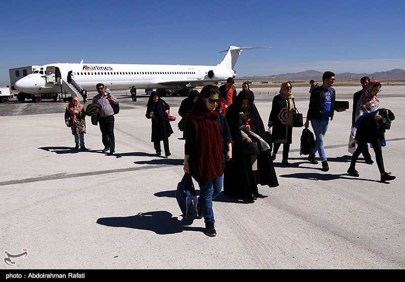 همدان| 32 درصد ظرفیت پرواز همدان-تهران پر شد