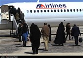 پروازهای فرودگاه همدان پس از 2 سال وقفه برقرار شد